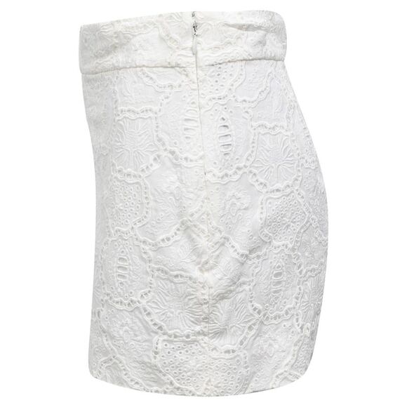 Christian Dior Crochet Shorts in White Cotton - Picture 2 of 4